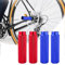 Aluminum Alloy Anti Slip Bike Pegss - 4 Pcs Bike Stunt Peg for 3/8 Axle, Mountain Bikes Cycle Bicycle Accessories Suitable for BMX Stunt Pegs(2 Red & 2 Blue)