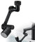 Robinet Rotatif Mousseur Robinet Rotatif Robinet Rotatif Bras Robotique Multifonction Pivotant Bras Robotique Universel Extension de Robinet Tourné (Noir)
