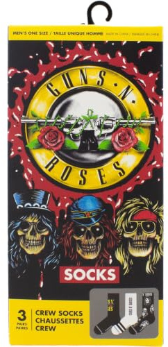 Guns N' Roses Socken 3 Pack In Gift Box One Size