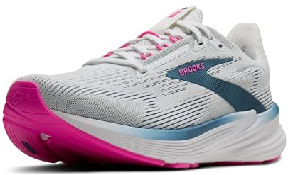 Brooks Womens Revel 8 Sneaker, White Pink, 5.5 UK