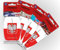 Polen Duftbaum Autoparfüm Flagge Poland Lufterfrischer 4er Pack – New Car, Bubble Gum, Vanille, Kirsche
