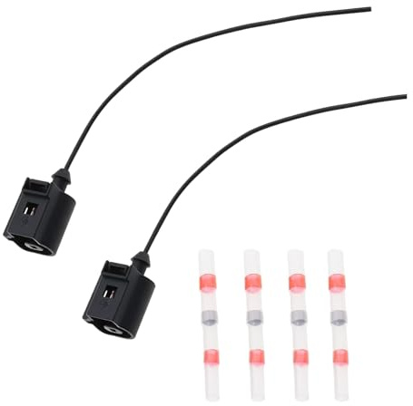 1J0973081 1-Poliger Öldrucksensor Stecker Reparatursatz | Kompatibel mit Audi Porsche Volkswagen 98-2016 Ersetzen Sie,2 Stück