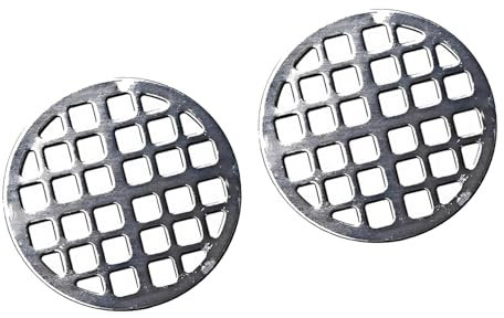GKYQVE 2pcs Aluminium Roststopp Trümmerpool Filtergitter Abdecken Pool Korb Grate Filter Schwimmbad Korbkorb Filter