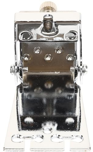 MAGICLULU Banjo Saitenhalter Silber Banjo Zubehör Metall Tailpiece Ersatzteil Installieren und Stabile Konstruktion für Zupfinstrumente