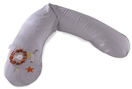 Theraline das Original-Stillkissen mit Polyester-Hohlfaserfüllung inkl. Feinköperbezug (26 Löwe Knistertier)