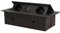Bloc Prises escamotable avec 2 Prises 230V + 2 Prises USB Noir - Orno