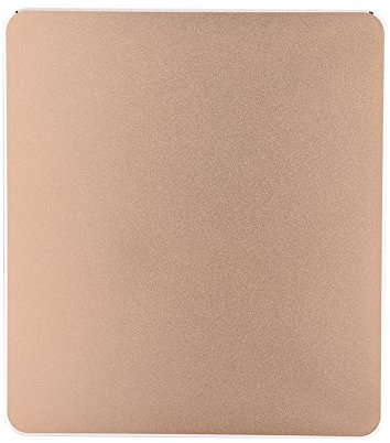 Tapis de Souris en Alliage d'aluminium, Tapis de Souris antidérapants, Tapis de Souris de Bureau Double Face pour PC(Or)
