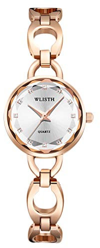 rorios Damen Uhr Simulierte Diamant Armband Uhr Quarz Analog Uhren Exquisite Mädchen Uhr Edelstahl Damen Uhren Women Watch