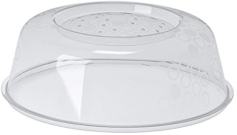 HEMSTORES Microwave Oven Splatter Cover with Several Small Holes to Release Steam | Lid | Withstands Temperatures up to 100°C (Pack of 1)