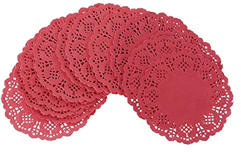 SUCHUANGUANG, esteras de Papel de Encaje de Colores, Posavasos, manteles Individuales, Eventos de Boda, Mesa de Fiesta, Papel de Regalo, tapete Rojo