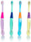 Clienis® | Zahnbürste Baby 0 bis 3 Jahre | Baby Zahnbürstenset | Kinder Zahnbürste extra weich | KAI plus |Care baby toothbrush (4 er Set U3 Zahnbürsten)