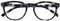 OPULIZE Blu - Occhiali da Lettura Filtro Luce Blu Montatura Tonda Fashion Cerniere a Molla Migliorano il Sonno Gaming Computer Anti Riflesso Nero tartarugato Uomo Donna B5-W +2.00