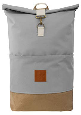 Manufaktur13 M13 RollTop - wasserdichter Roll Top Rucksack (20L), Kurierrucksack mit Innenfach, wasserabweisendes Material, verstellbare Gurte (CANVAS WOOD II)