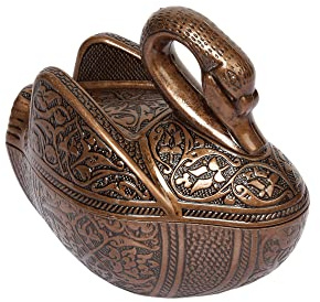 Alisveristime Kugu Big Zinc Alloy Sugar Bowl with Lid (Copper)