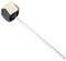 Bass Drum Pedal Schlägel, Bassdrum Beater Wollfilz Fußmaschine Pedale Bassgriff Percussion Musikinstrumentenzubehör Trommel Schläger Hammerkopf Schlaginstrumente Zubehörteil Filzgriff Instrument