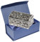 Schmuckdose Ornamentmotiv 6,5x10 cm Silber Plated versilbert in Premium Verarbeitung. Für geliebte Schmuckstücke wie Ringe, Kettchen, Ohrringe und Armbänder …
