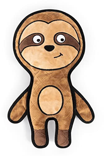 Edupet 06310AA Dog Love Hundespielzeug, Plüschtier für Hunde, kauresistent, Quietschspielzeug, Faultier