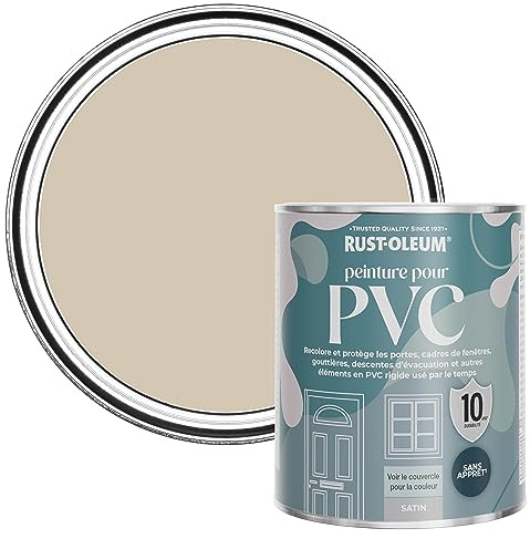 Rust-Oleum Beige uPVC Door and Window Paint In Satin Finish - Butterscotch 750ml