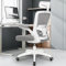 FelixKing Bürostuhl Ergonomischer schreibtischstuhl, bürostühle mit Verstellbarer Kopfstütze, Armlehnen, Lendenwirbelstütze, Hoher Rücken Office Chair, Computerstuhl 300 lb Belastbarkeit(Grau)