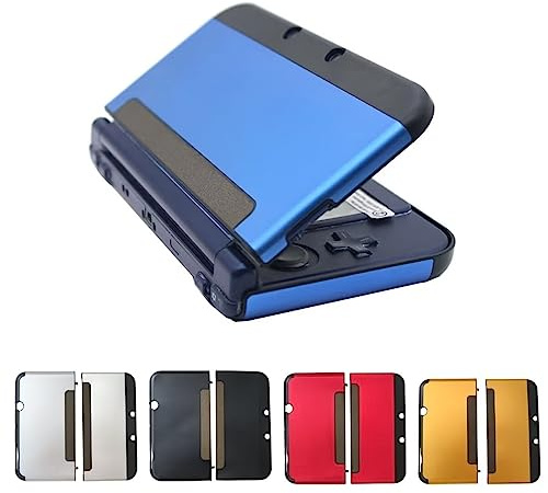 Coque de protection rigide en aluminium et plastique pour Nintendo 3DS XL LL (modèle 2015) Bleu