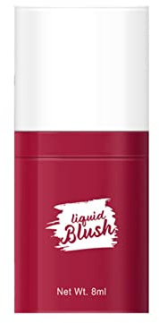 Matte Liquid Blush Make up Dewy Finish Creme Rouge Wange Ideales Gel Blush Geschenk für Frauen Wasserbasierte Farbpigmente Glossyglänzendes Finish Wasserdicht Mischbar Gesichts Make Up Stift