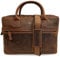 DONBOLSO Laptoptasche – Schultertasche aus echtem Leder – Hochwertige, langlebige Notebook-Tasche & Aktentasche für Damen & Herren – Arbeit, Uni & Büro – 37x25x8 cm – Braun