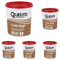 Quelyd Colle Liège Murale Pâte - Dalles et Rouleaux - Intérieur - Pièces Non-Humides - Application Murale Directe - 1 Pot 1 kg (Lot de 5)