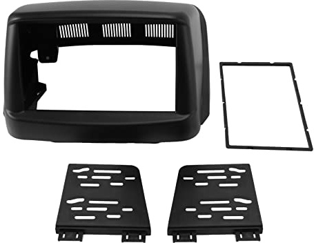 Rfeeuubft 2 Din Auto Radio DVD Panel Mount Fascia Set per Doblo 2002 – 2017 DVD