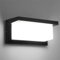 AllRight Wandleuchte Innen 18W Aussenlampe LED Aluminium Rechteck Außenwandleuchte Wandlampe Innen IP65 wasserdichte 3000K Außenbeleuchtung Für Garten Front Veranda Garage Anthrazit