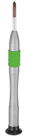 sourcing map Precision Phillips Screwdriver 3.0mm Magnetic Cross Head Mini Pen Style Screw Driver with Non-Slip Handle for Eyeglasses Watch Laptop Electronic, Green