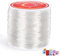 Alyvisun 1mm x 80m Transparent Fil Elastique Bracelet, Fil Élastique pour Bracelet, Fil Bracelet Perle Convient pour la Fabrication de Bijoux DIY, Collier, Bracelet, Artisanat (80m / Bobine)