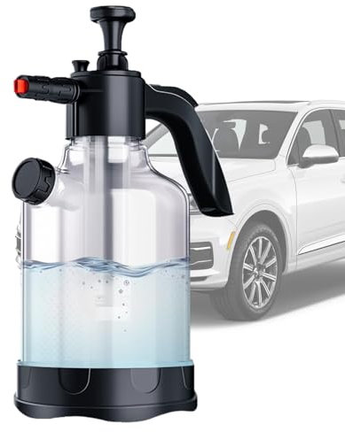 Distributeur de savon de 2 l, pulvérisateur de mousse de lavage de voiture, outils de lavage à la main, vaporisateur de savon à pression manuelle pour voitures, camping- , camions, motos, voitures