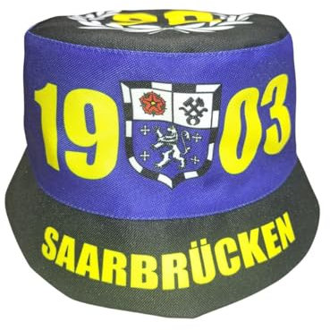 Wallitschek Fischerhut Saarbrücken (hochwertige Qualität), Fanhut, Sonnenhut, Anglerhut, Mütze, Bucket hat, Fussball, 1903