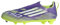 adidas F50 League Laceless Firm Ground Football Boots Kids, Botas de fútbol Unisex niños, Purple Rush/Cloud White/Lucid Lemon, 29 EU