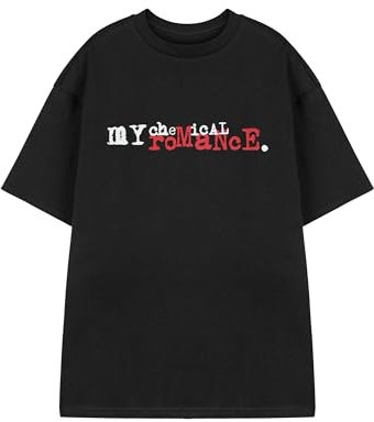 My Chemical Romance Unisex Black Short Sleeved T-Shirt | Iconic Logo Graphic Tee | Rock Band Merchandise Gift | Alternative Music Apparel for Men Women Teens