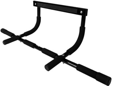 BEMAY – Barra de Dominadas Multifuncional para Puerta Ajustable y Resistente. Barra de Ejercicio para Musculación 100 kg Portátil, Firme y Antideslizante de Fácil Montaje 61-81,5 cm.