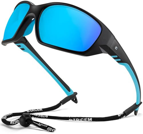 Bircenpro Sport Polarised Sunglasses for Men - Women:UV Protection Shades for Fishing Driving Cycling Running
