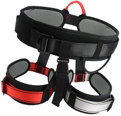 rockible Bungee-Fitnessgeschirr, Tanz-Sicherheitsgurt, Klettergurt Vollkörper, Bergsteiger-Klettergurt, Taillen-Hüftschutz, Verstellbarer Sicherheitsgurt für Bungee-Tanz, Fitness, Workout, Übung
