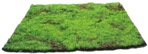 HOMSFOU Simulation Moos Rasen Kit Kaninchen Indoor-Rasen Rasen Im Freien Grüner Rasen USB-steckerkabel Feengarten Rasen Teppiche Pelz Rasen Patch-Rasen Hundezubehör Green Plastik