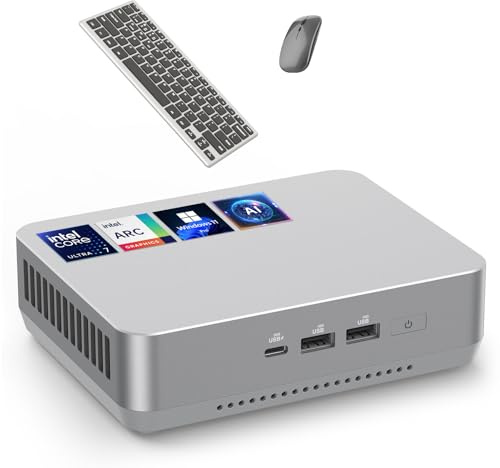 ASUS NUC 14 Pro+ AI Mini PC, Intel Core Ultra 7 155H(16C/22T, Up to 4.8GHz), Small Computer 64GB DDR5 RAM, 2TB PCIe SSD, Intel Arc GPU, Win 11 Pro, Thunderbolt 4, Type C, BT5.3, WiFi 6E, VESA Mount