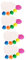 OSALADI 4 Sätze Textmarker Fluoreszenzstifte Pastellmarker Milder Farbhighlighter Plastik