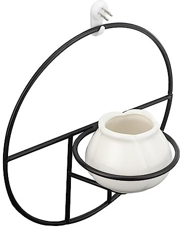 Mobestech Wand-blumentopf Aus Keramik Hängend Für Home Dekoration Kreativ Und Elegant Zum Aufhängen An Wänden Und Zäunen Simulation Pflanze Blumentopf