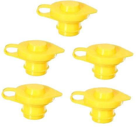 Amosfun Plastic Oil Tank Vent Cap with 2.5 Inch Exhaust Cover and Secure Screw for Fuel Tank Parts Suitable for Gasoline Containers