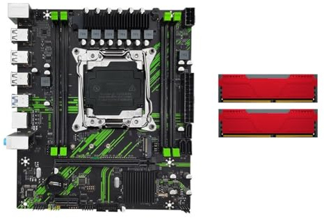 Flaroey X99 PR9 Combo de placa base LGA 2011-3 Kit M.2/NVME M.2 InterfaceSATA 3.0