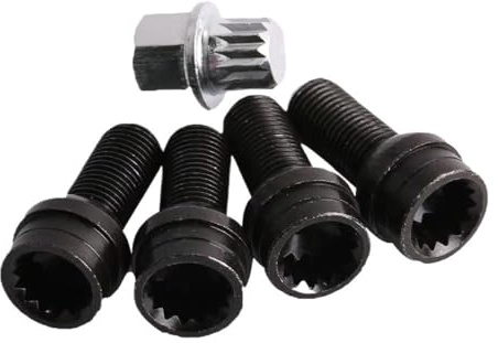 DCXXAN Goujons de Roue, pour VW Golf 4 MK4 et Passat B5 (1998-2005), boulons antivol, vis et écrous, référence 1K0698137A