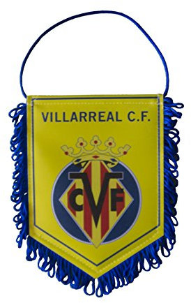 Villarreal CF Banvil Banderín, Amarillo/Azul, Talla Única