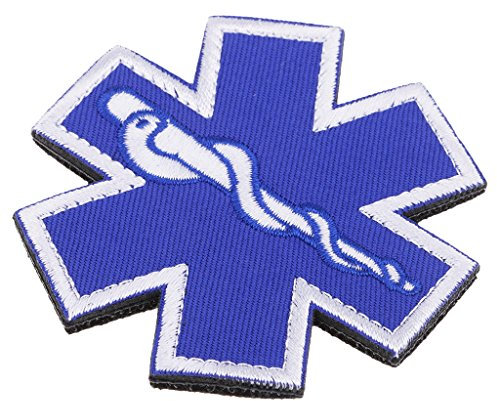 MagiDeal Internationaler Rettung Star of Life - Bügelbild Aufnäher Applikation für Outdoor-Ausrüstung, Jacken, Jeans, Weste, Hüte