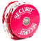 25m Long Thick White & Red Plastic Chain 8mm Health & Safety Caution Barrier Cone Links