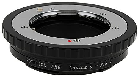 Fotodiox Pro Lens Mount Adapter Compatible with Select Contax G Lenses to Nikon Z-mount Cameras