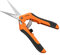 VIVOSUN 2er-Packung Gartenschere 17cm Pflanzenschere mit ergonomischen Griffen Baumschere mit geraden Klingen und Titan-Antihaftbeschichtung Rosenschere Orange